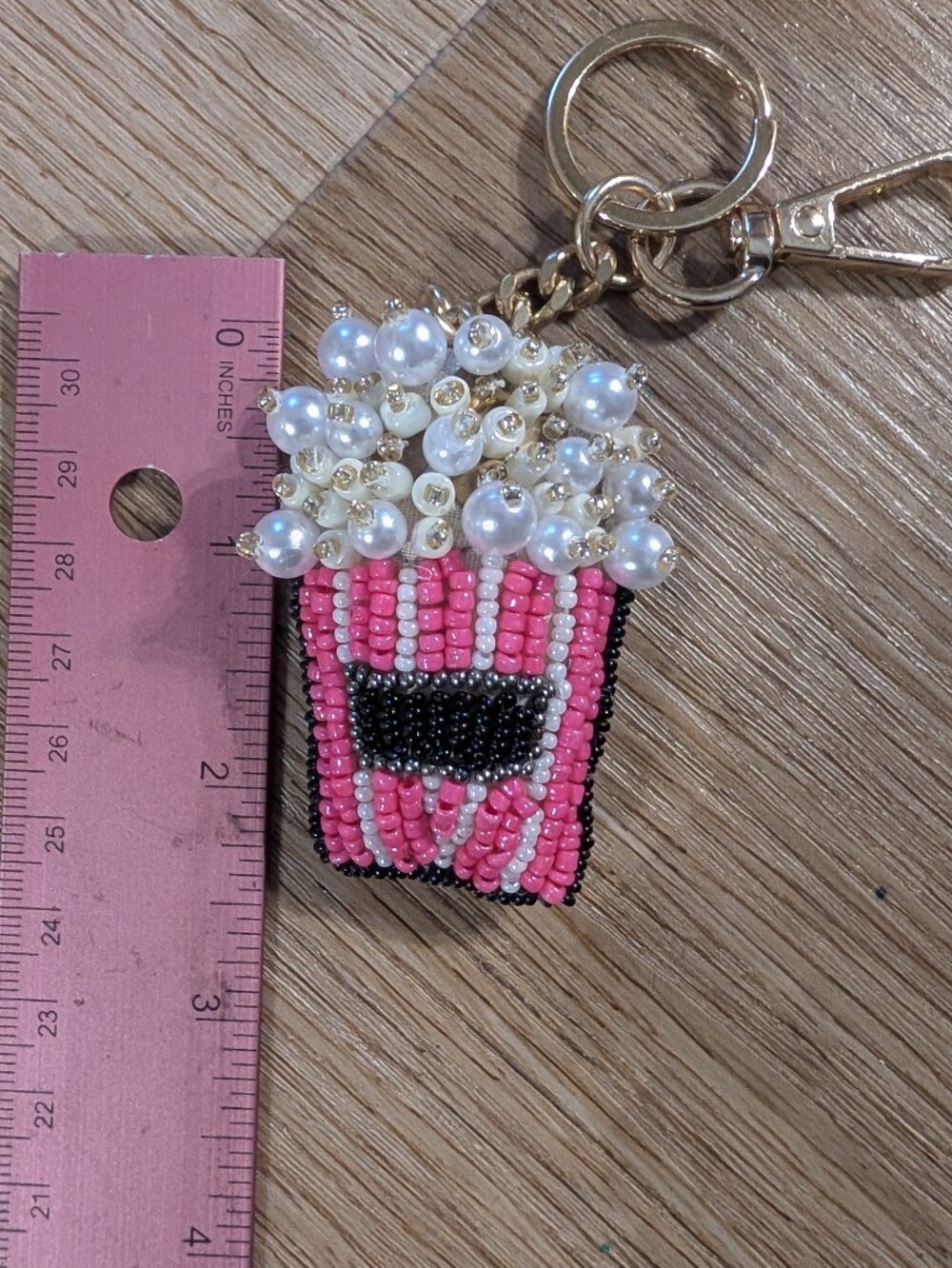 sold**Handmade 3D Beaded Bag Charm 1pc - Picture 3 of 16